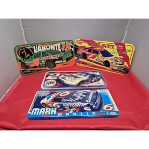 💥 Lot 4 Bobby Labonte 18 MBNA Nascar Wincraft Poly License Plate Tag 1999 A3
